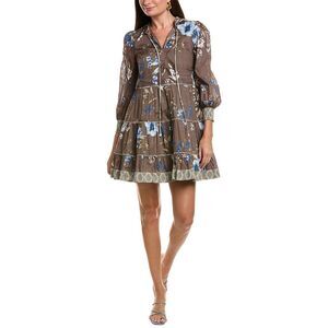 Garrie B Womens Mini Dress, Green